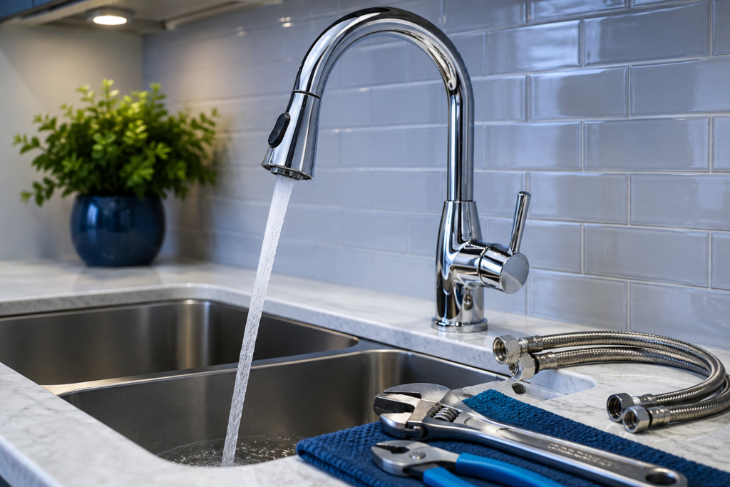 Faucet installation and repair in Santa Clara