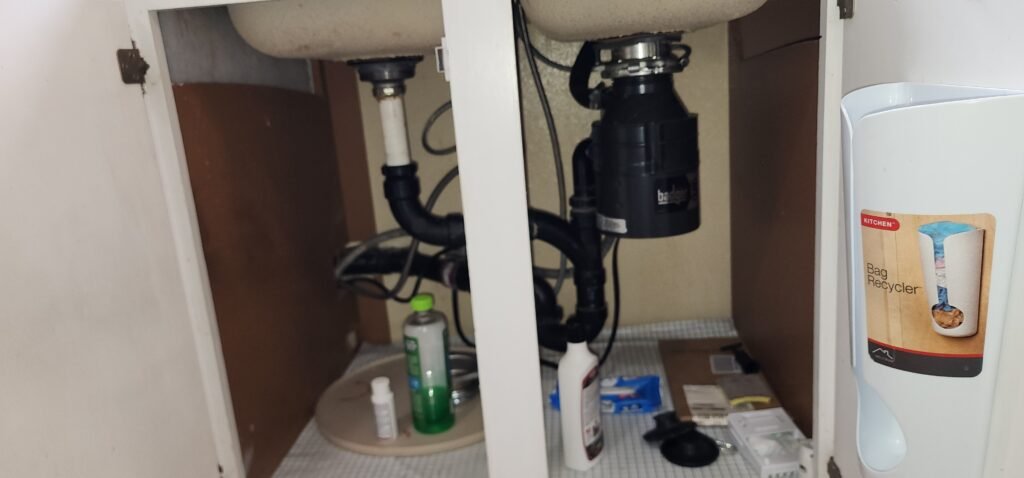 Garbage disposal replacement with existing kitchen sink plumbing